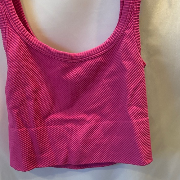 Robeez Bright Pink Ribbed Top - size Small - Picture 3 of 7